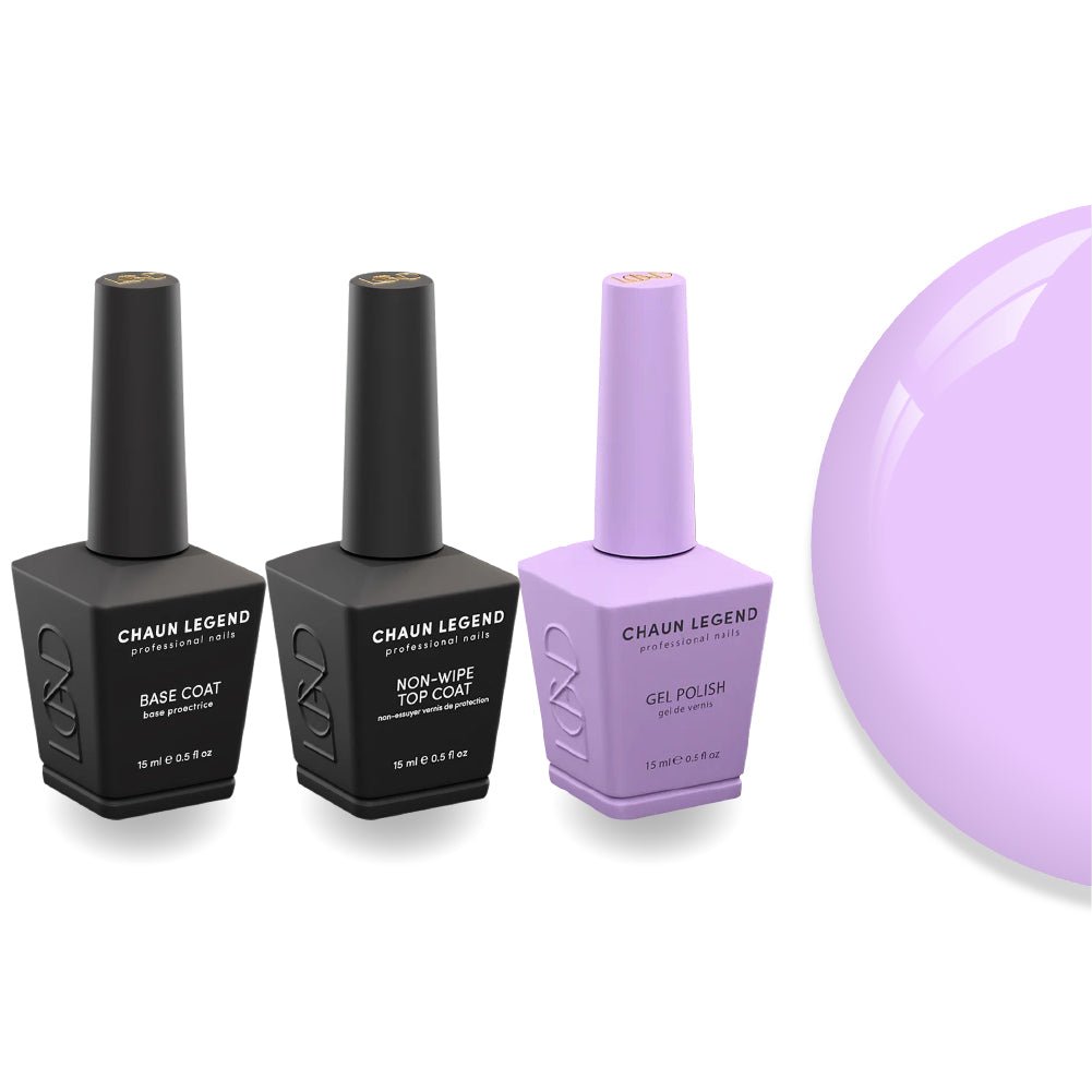 Chaun Legend Non - Wipe Top Coat - Base Coat Duo - LG5091 Boo Thang - DTK Nail Supply
