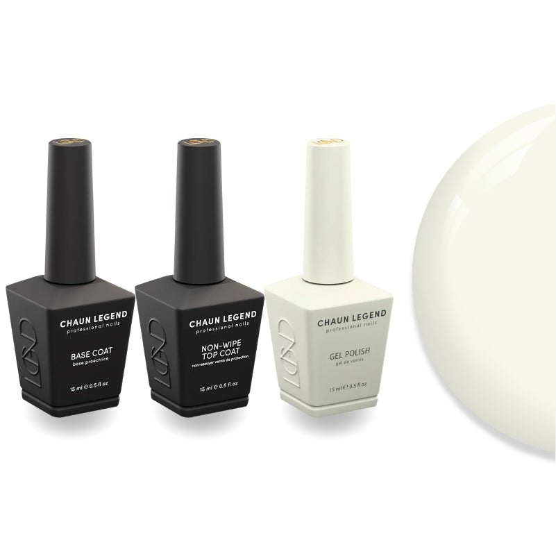 Chaun Legend Non - Wipe Top Coat - Base Coat Duo - LG5112 Shall We Dance - DTK Nail Supply