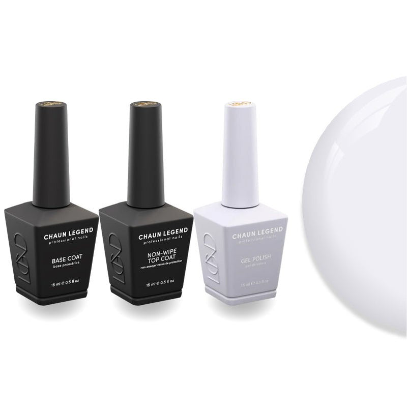 Chaun Legend Non - Wipe Top Coat - Base Coat Duo - LG5114 Juicy Secrets - DTK Nail Supply