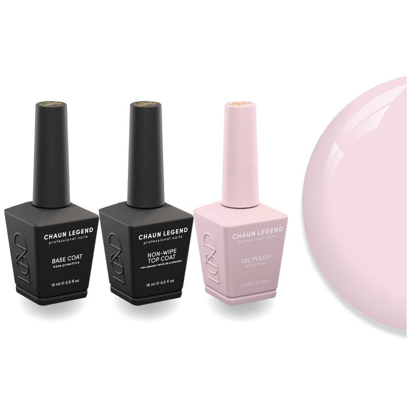 Chaun Legend Non - Wipe Top Coat - Base Coat Duo - LG5124 The O Diet - DTK Nail Supply