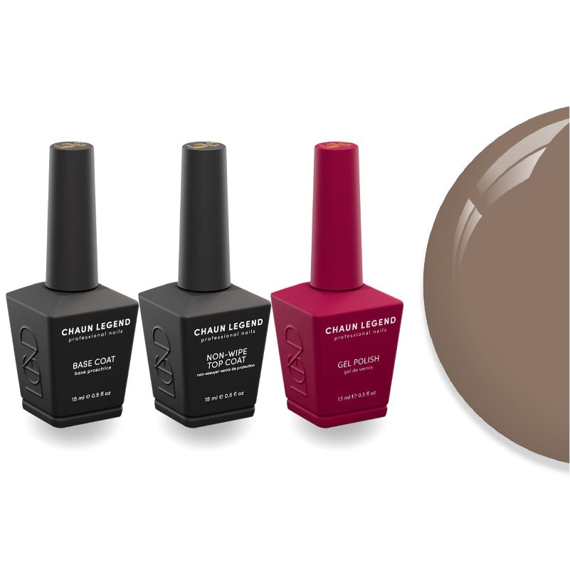 Chaun Legend Non - Wipe Top Coat - Base Coat Duo - LG5214 Dump Him - DTK Nail Supply