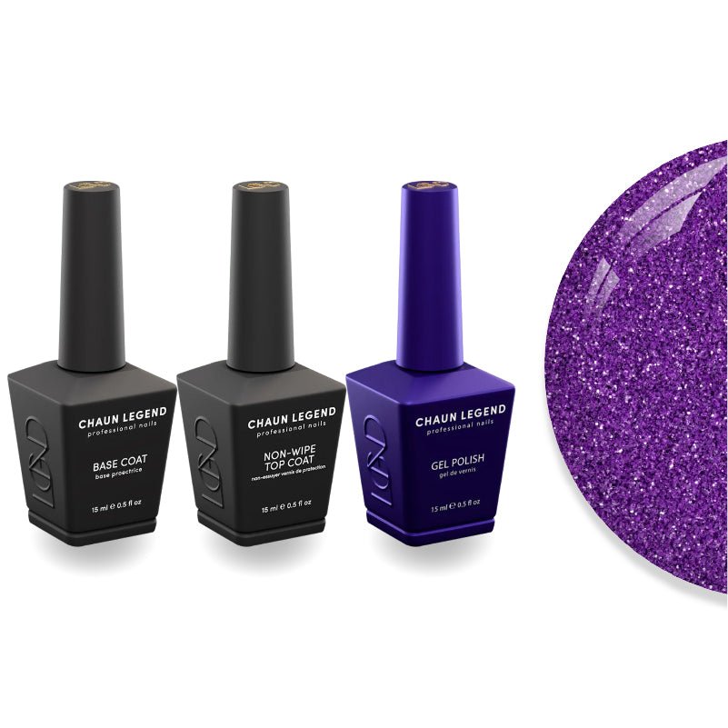 Chaun Legend Non - Wipe Top Coat - Base Coat Duo - LG5224 You - phoric - DTK Nail Supply