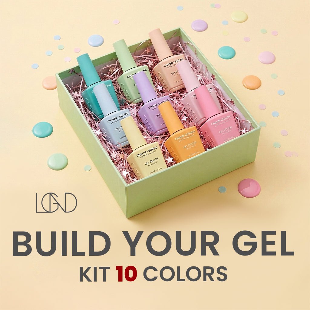 CHAUN LEGEND Set Gel Polish - Build Your Own 10 Gel Kit - DTK Nail Supply
