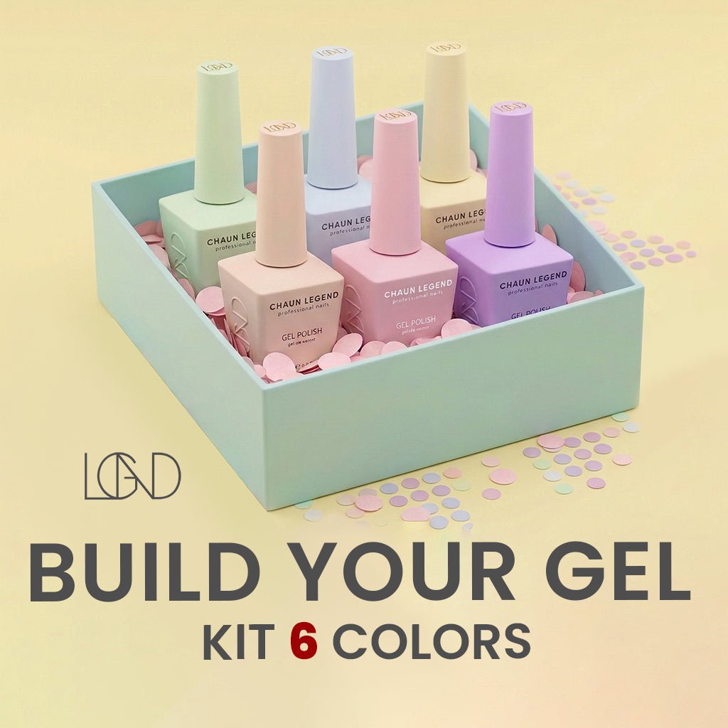 CHAUN LEGEND Set Gel Polish - Build Your Own 6 Gel Kit - DTK Nail Supply