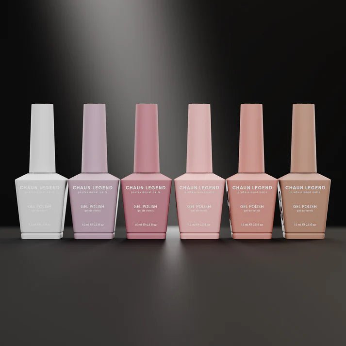 CHAUN LEGEND Set Gel Polish - Chaun's Celeb - Fave Sheers - DTK Nail Supply