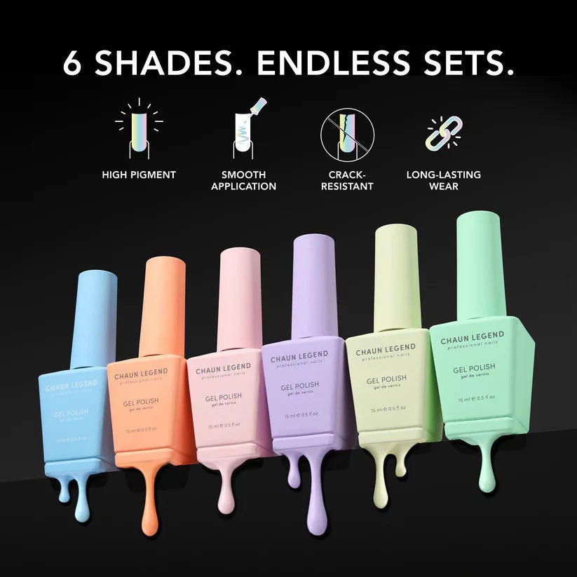 CHAUN LEGEND Set Gel Polish - V.2 Spring Bundle - DTK Nail Supply