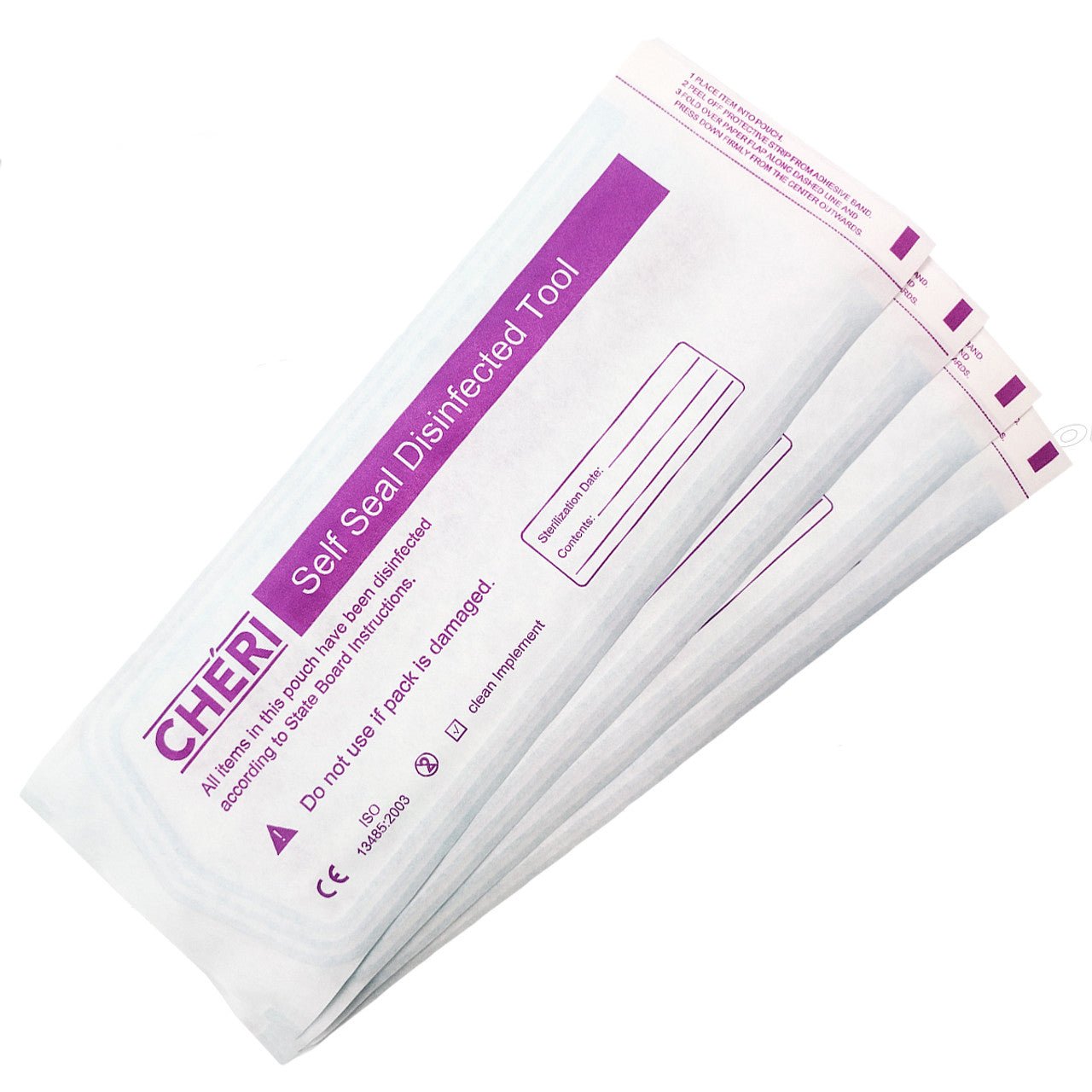 Cheri Sterilization Pouch (BOX) - DTK Nail Supply