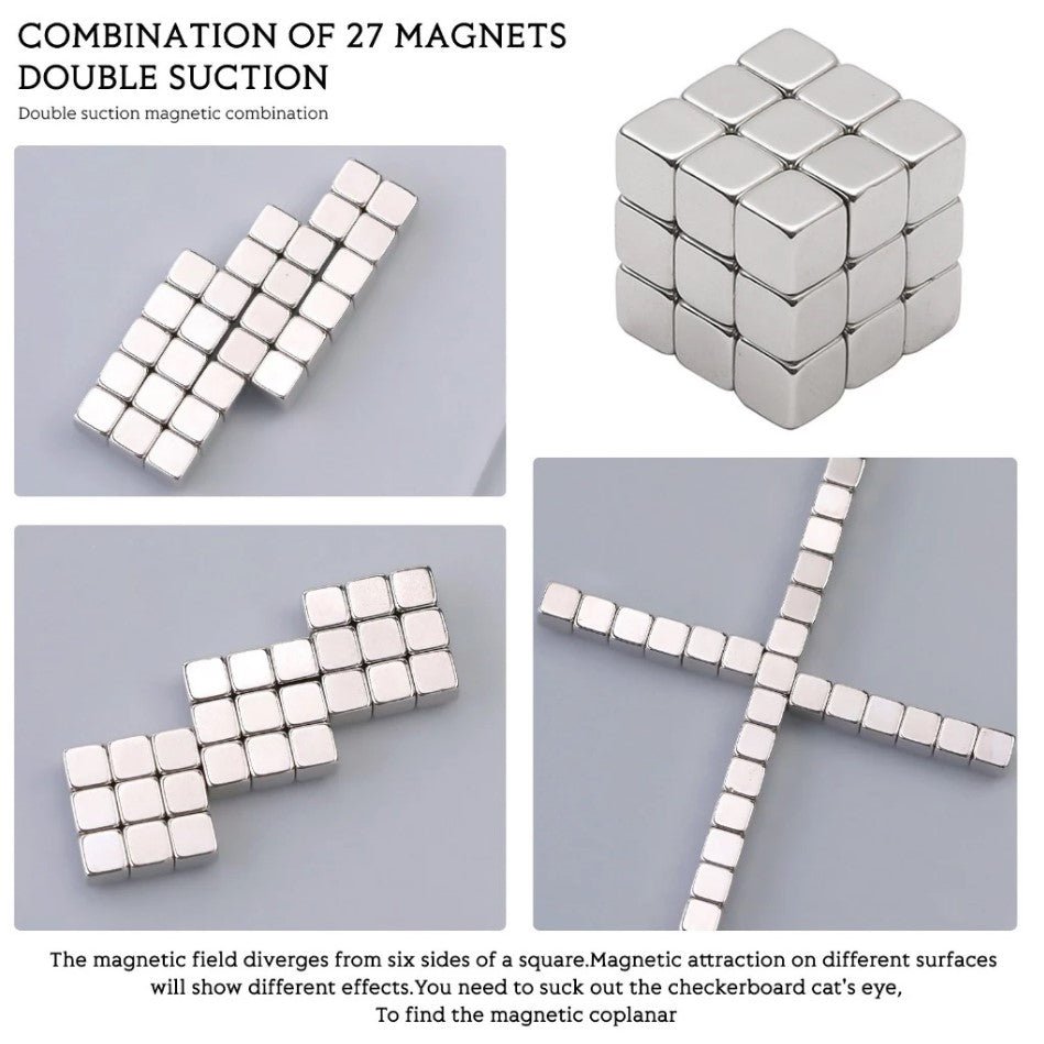 Chess Board Rubik's Cube Magnet - DTK Nail Supply