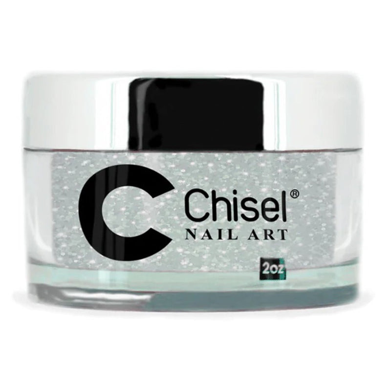 Chisel Pink & White Acrylic & Dipping - Glitter 1 - 2oz - DTK Nail Supply