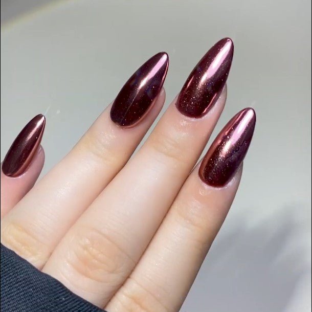 Classic Chrome Nail Powder - Mauve - DTK Nail Supply