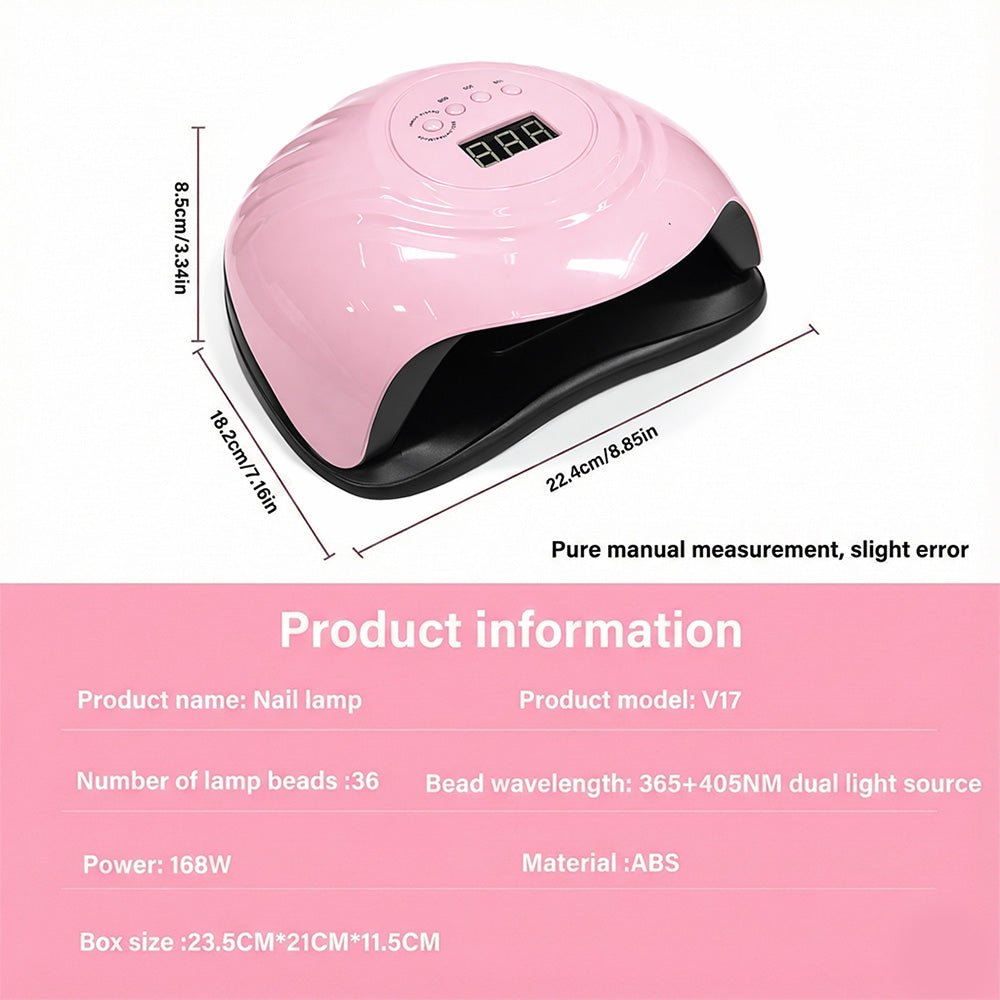 Classy Nail Art UV/LED Nail Lamp - Pink - DTK Nail Supply