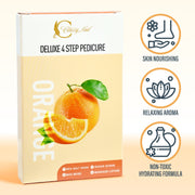 Classy Nail - Deluxe 4 Steps Pedicure - Orange - DTK Nail Supply