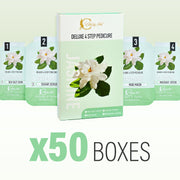 Classy Nail - Deluxe 4 Steps Pedicure x 50 Boxes - Jasmine - DTK Nail Supply