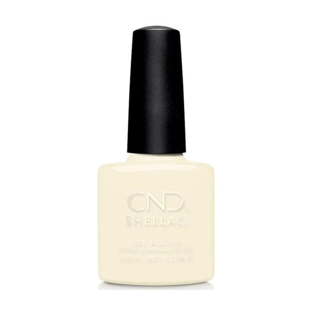 CND Shellac Gel Polish - 148 White Button Down - DTK Nail Supply