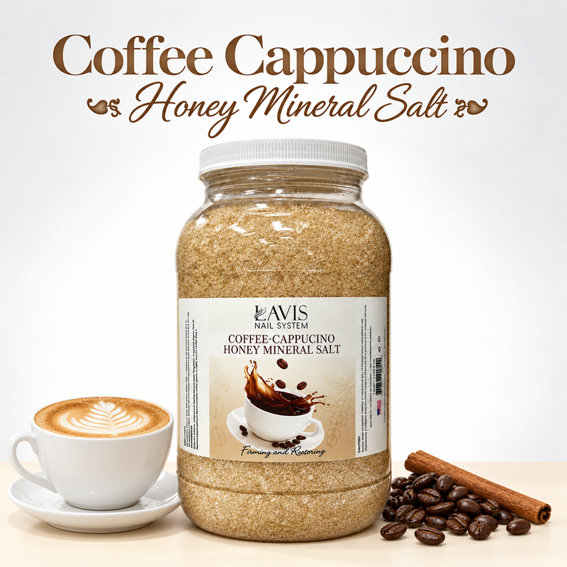 LAVIS - Coffee Cappucino Honey Mineral Salt - 1Gallon