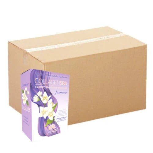 Collagen Spa - Case of 60 Pedi A Box (10 Steps) System - Jasmine - DTK Nail Supply