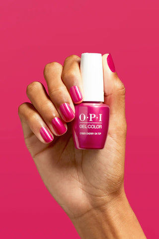 OPI Gel Nail Polish - F014 Cyber Cherry on Top - Gel Polish 0.5oz by OPI sold by DTK Nail Supply