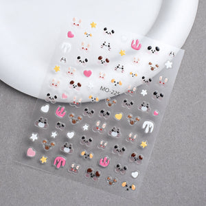 3D Nail Art Stickers MO-225