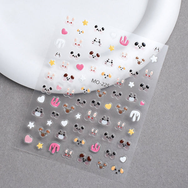 3D Nail Art Stickers MO-225