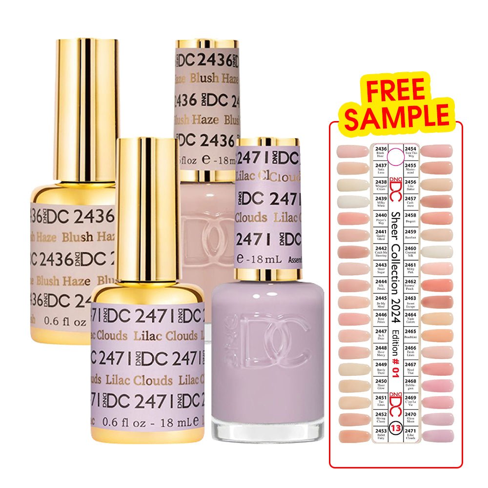DC Part 13 - Set of 34 Gel & Lacquer Combos - DTK Nail Supply