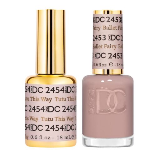 DC Part 13 - Set of 34 Gel & Lacquer Combos - Sheer Collection - DTK Nail Supply