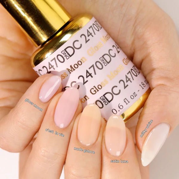 DC Part 13 - Set of 34 Gel & Lacquer Combos - Sheer Collection - DTK Nail Supply