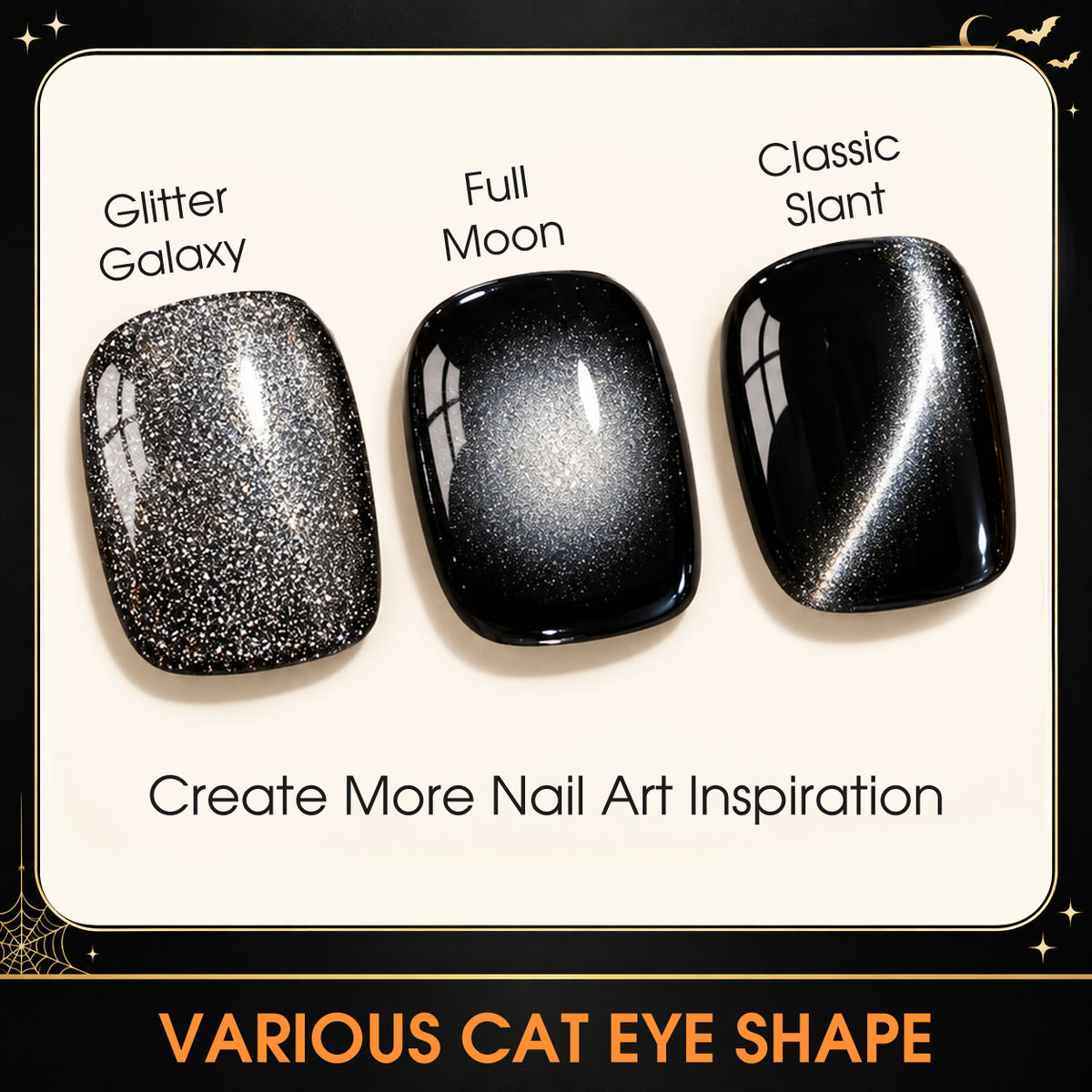 LDS Midnight Merry - Set 12 Colors - Universal Cat Eye Collection - DTK Nail Supply