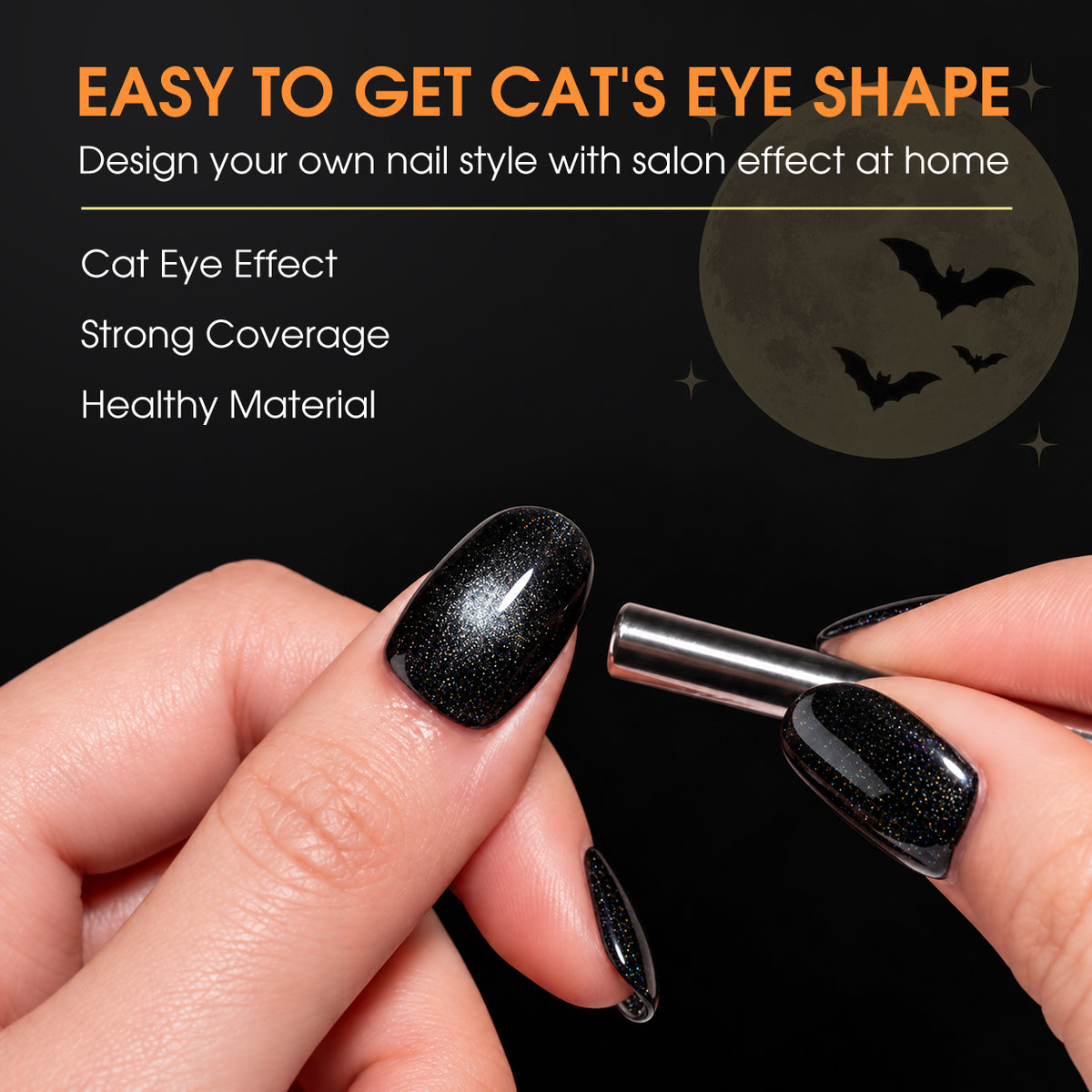 LDS Midnight Merry - Set 12 Colors - Universal Cat Eye Collection - DTK Nail Supply