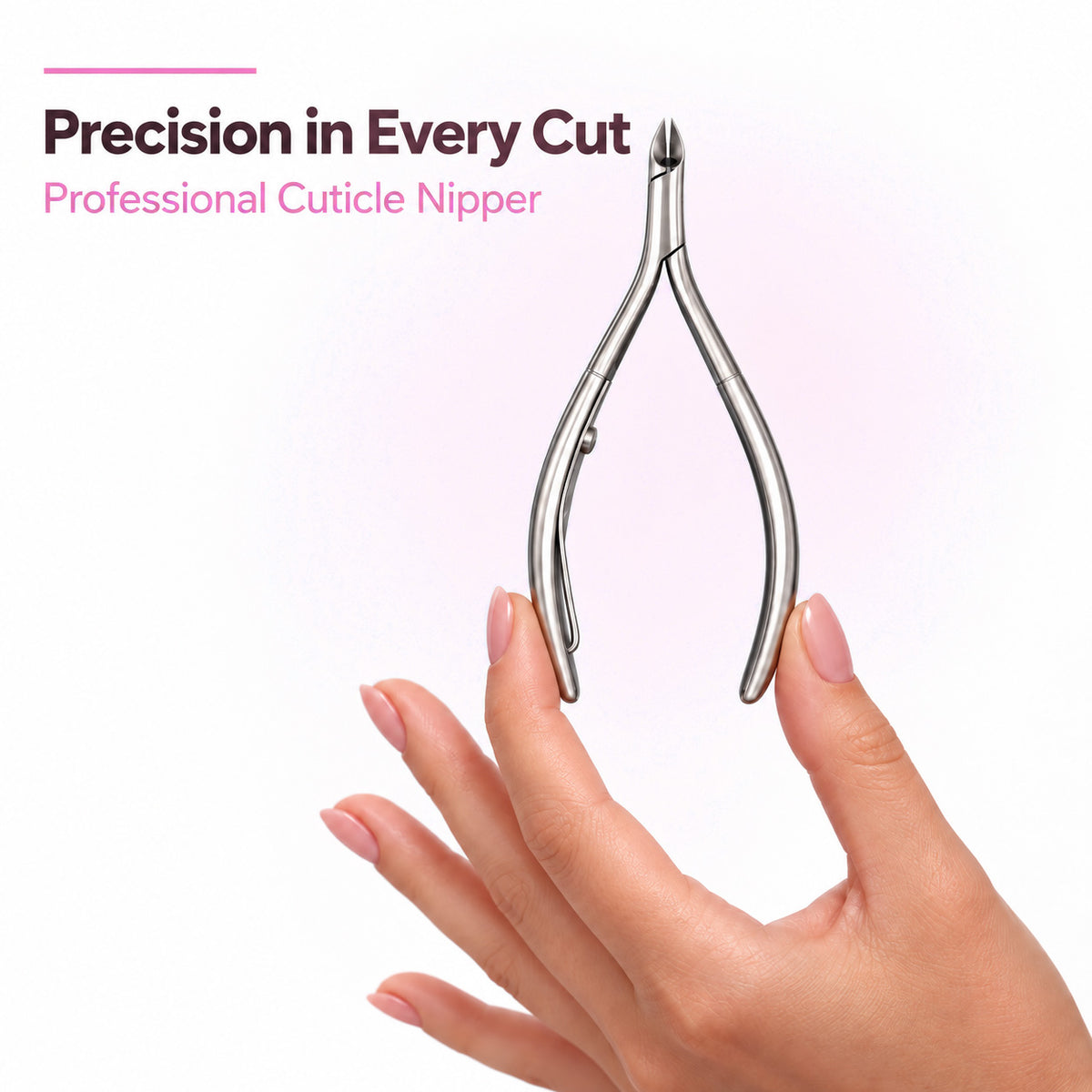 Nail Cuticle Nipper R4J12 - Round 4mm - Jaw 12