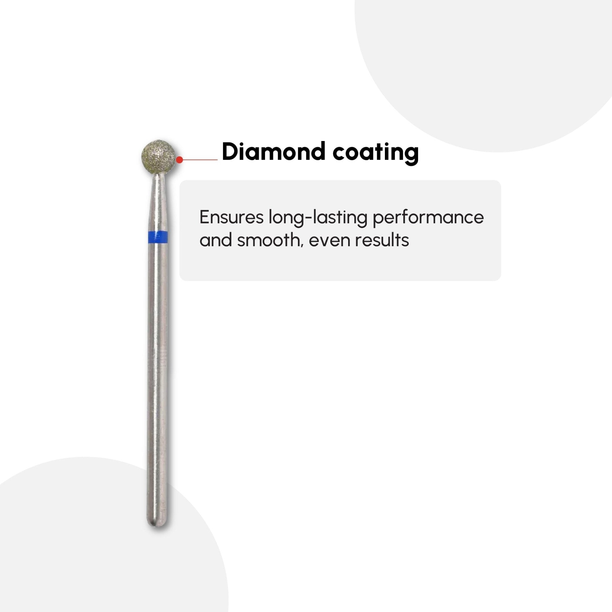 Diamond Cuticle Ball Drill Bit - DTK Nail Supply