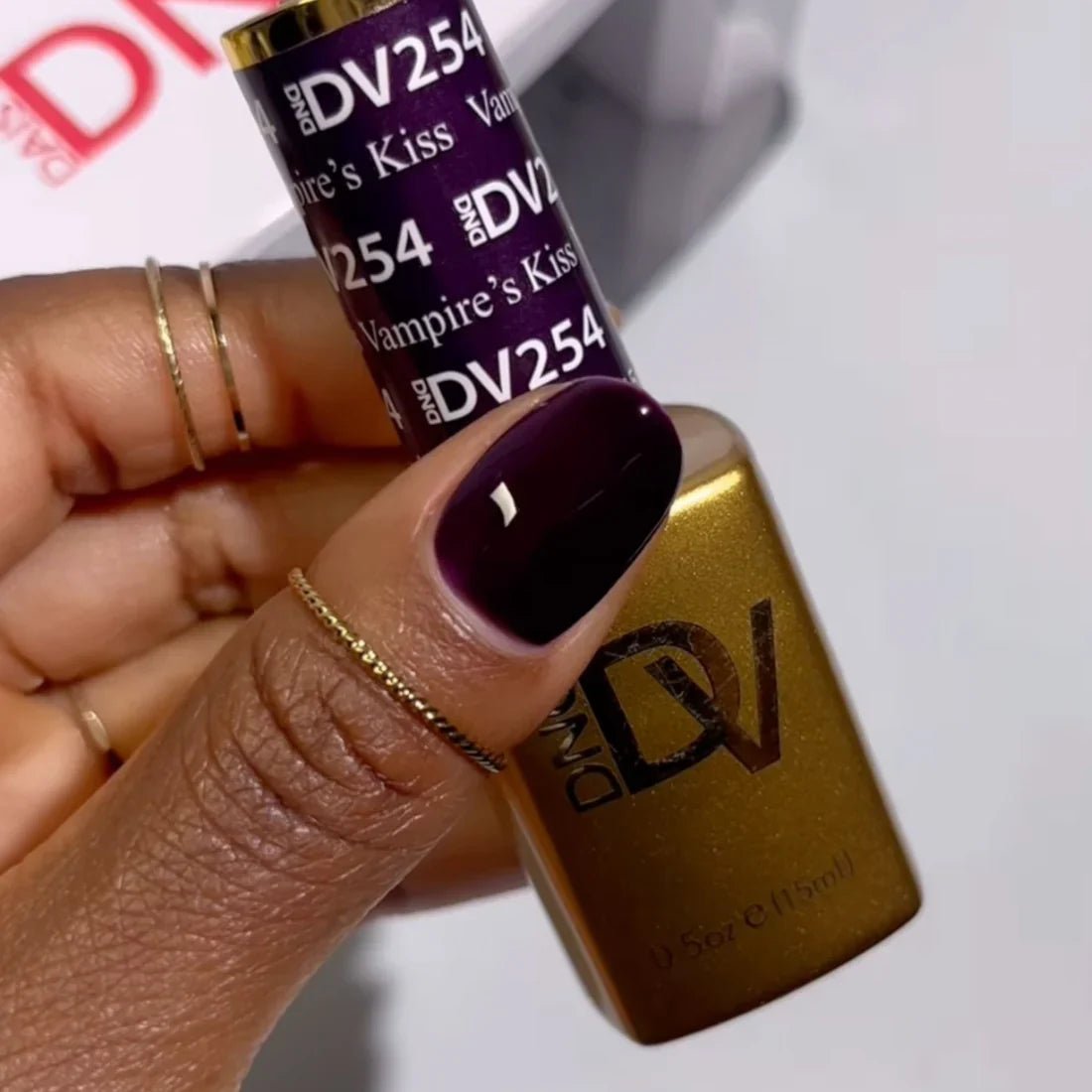 DIVA Gel Basic Kit - 254 Vampire’s Kiss & Nail Lamp - DTK Nail Supply