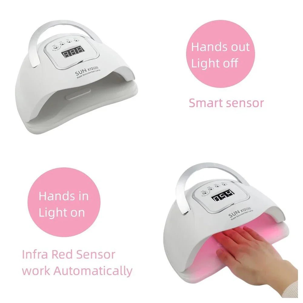 DIVA Gel Basic Kit - 254 Vampire’s Kiss & Nail Lamp - DTK Nail Supply