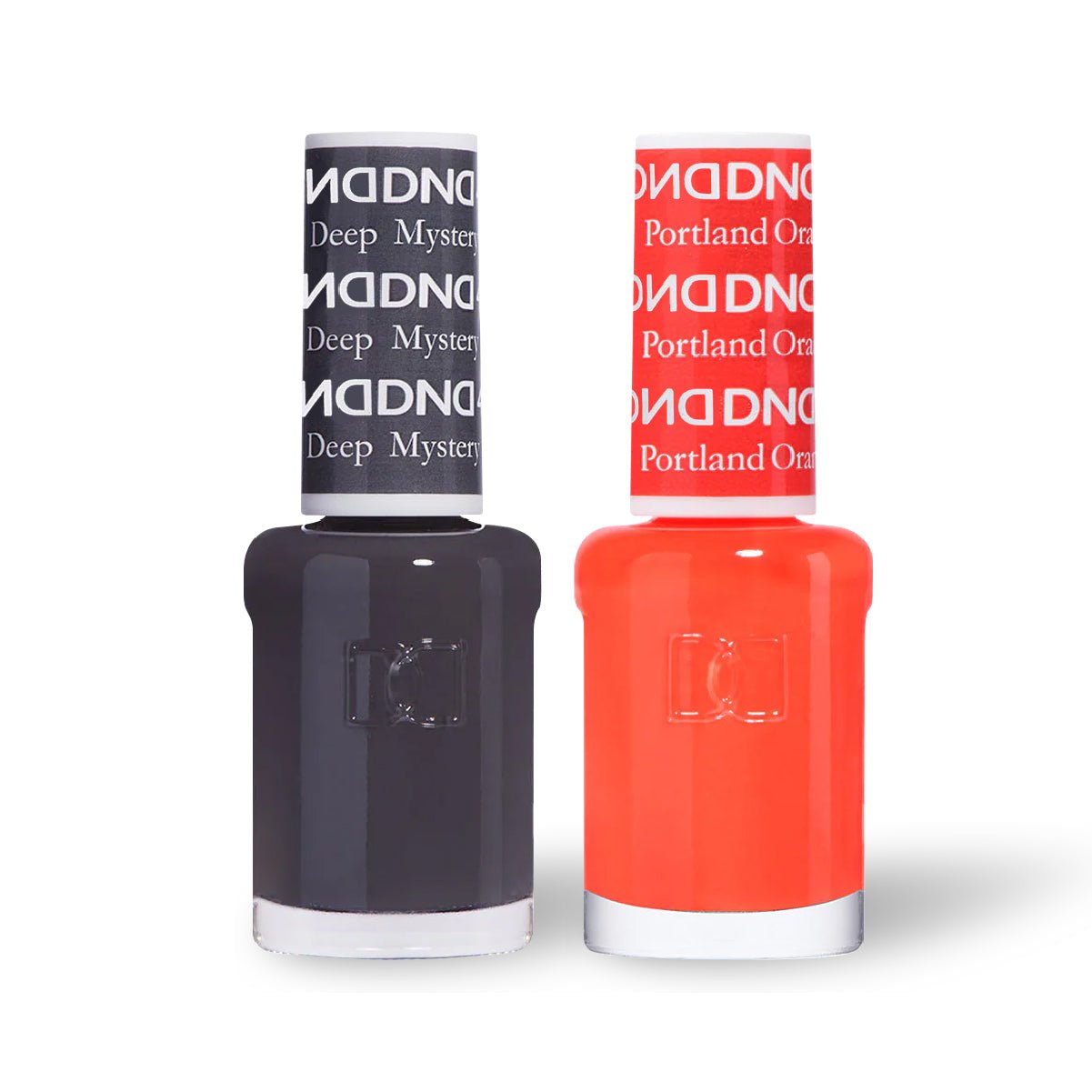 DND 2 Nail Lacquer - Set 3 - GRAY & ORANGE - DTK Nail Supply
