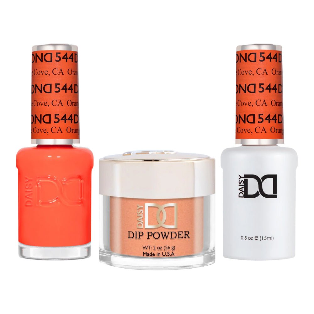 DND 3 in 1 - Dip, Gel & Lacquer Matching - 544 Orange Cove, CA - DTK Nail Supply