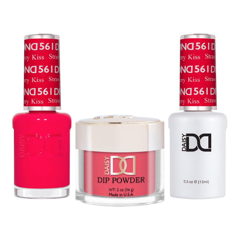 DND 3 in 1 - Dip, Gel & Lacquer Matching - 561 Strawberry Kiss - DTK Nail Supply