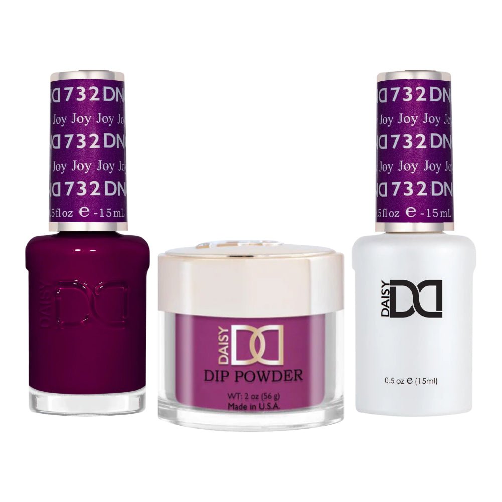 DND 3 in 1 - Dip, Gel & Lacquer Matching - 732 Joy - DTK Nail Supply