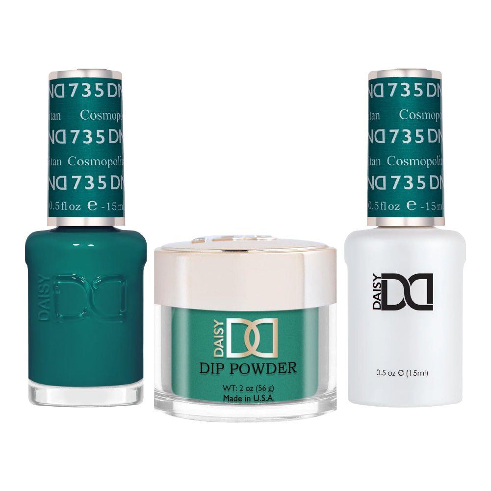 DND 3 in 1 - Dip, Gel & Lacquer Matching - 735 Cosmopolitan - DTK Nail Supply