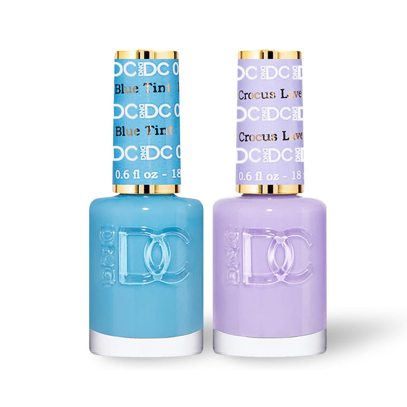 DND DC 2 Nail Lacquer - Set 3 - BLUE & PURPLE - DTK Nail Supply