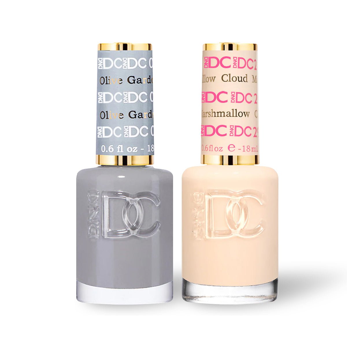 DND DC 2 Nail Lacquer - Set 4 - GRAY & NUDE - DTK Nail Supply