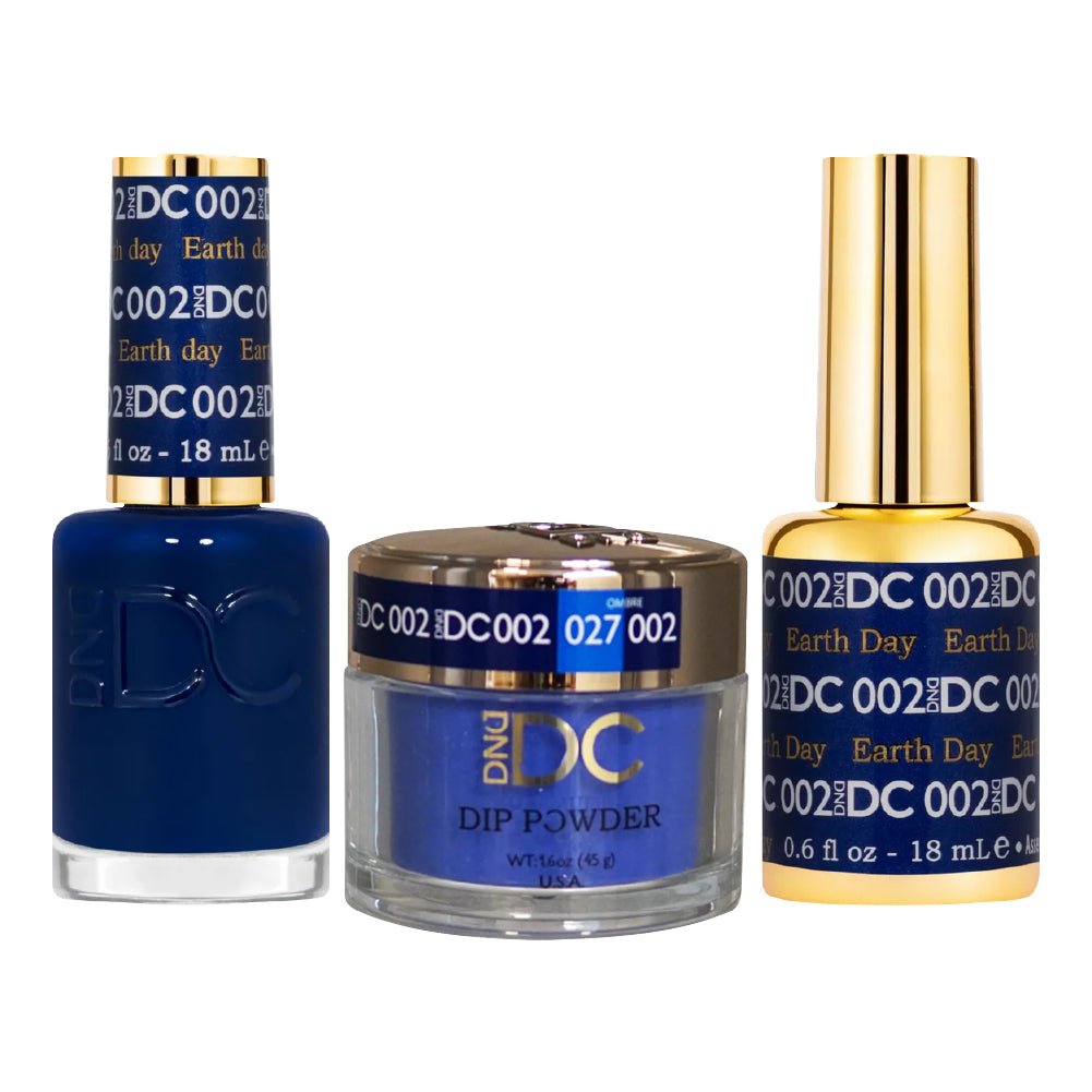 DND DC 3 in 1 - Dip, Gel & Lacquer Matching - 002 Earth Day - DTK Nail Supply