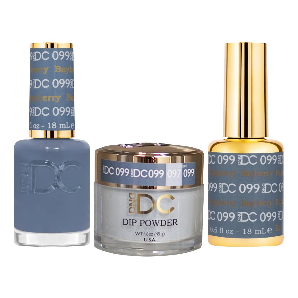 DND DC 3 in 1 - Dip, Gel & Lacquer Matching - 099 Bayberry - DTK Nail Supply