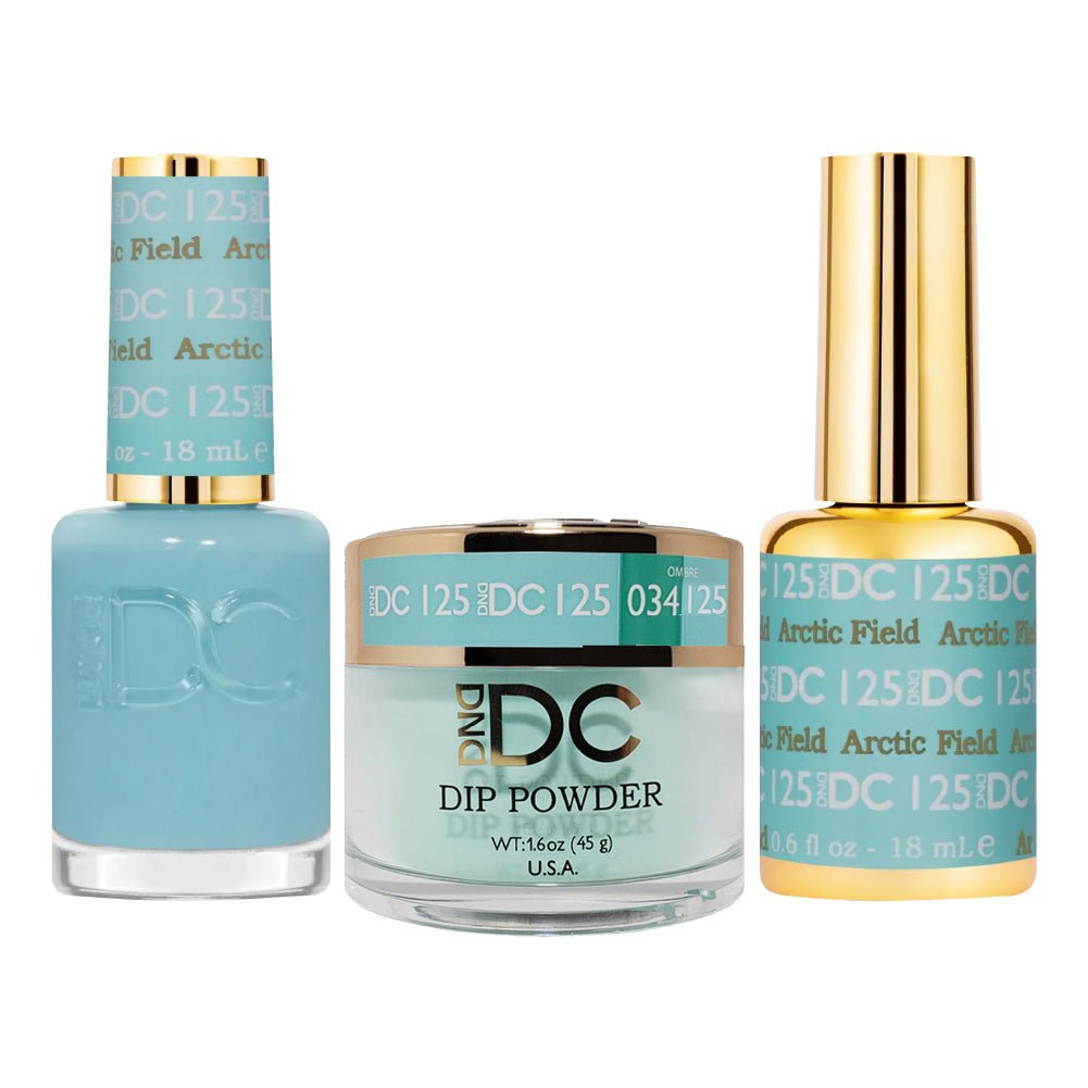 DND DC 3 in 1 - Dip, Gel & Lacquer Matching - 125 Artic Field - DTK Nail Supply