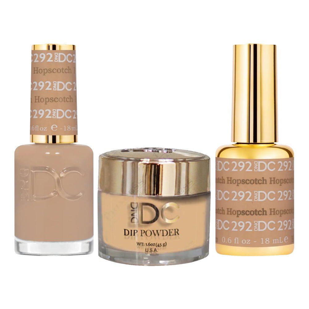 DND DC 3 in 1 - Dip, Gel & Lacquer Matching - 292 Hopscotch - DTK Nail Supply