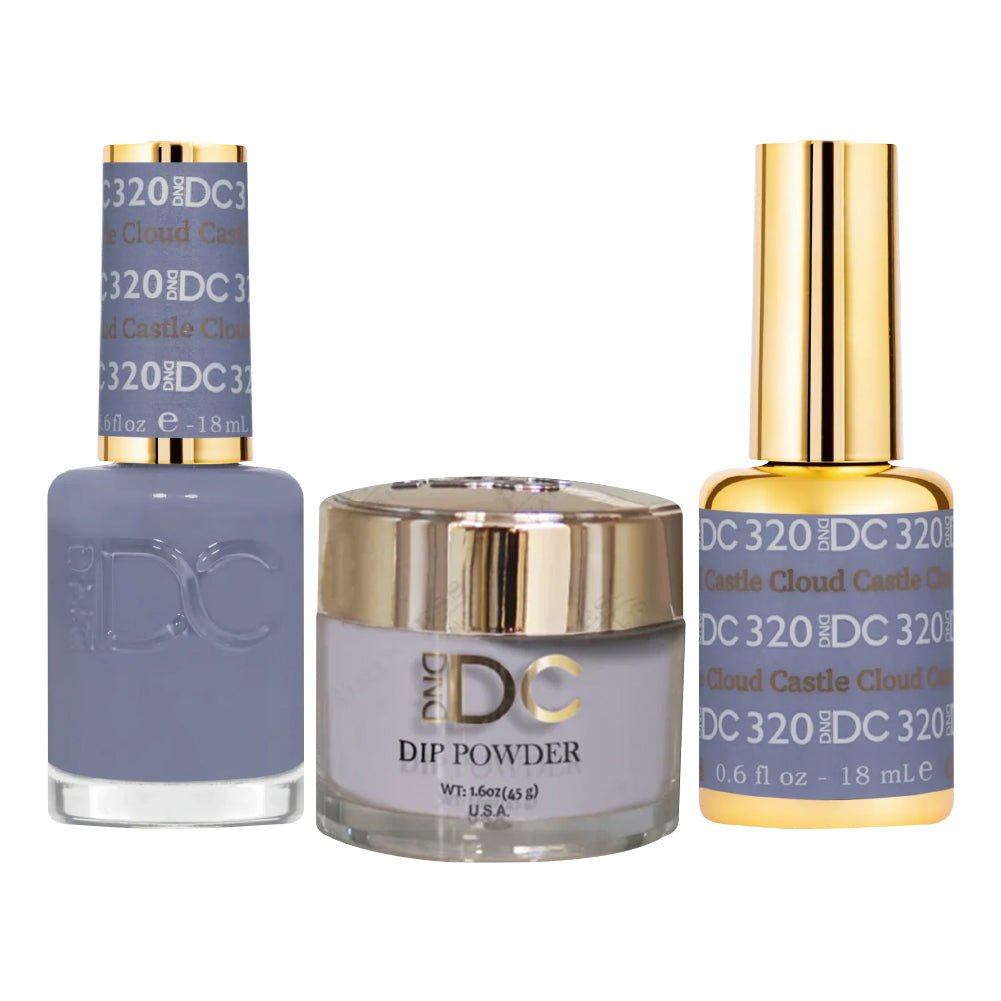 DND DC 3 in 1 - Dip, Gel & Lacquer Matching - 320 Cloud Castle - DTK Nail Supply