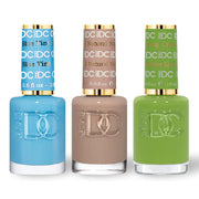 DND DC 3 Nail Lacquer - Set 12 - BLUE, BROWN & GREEN - DTK Nail Supply