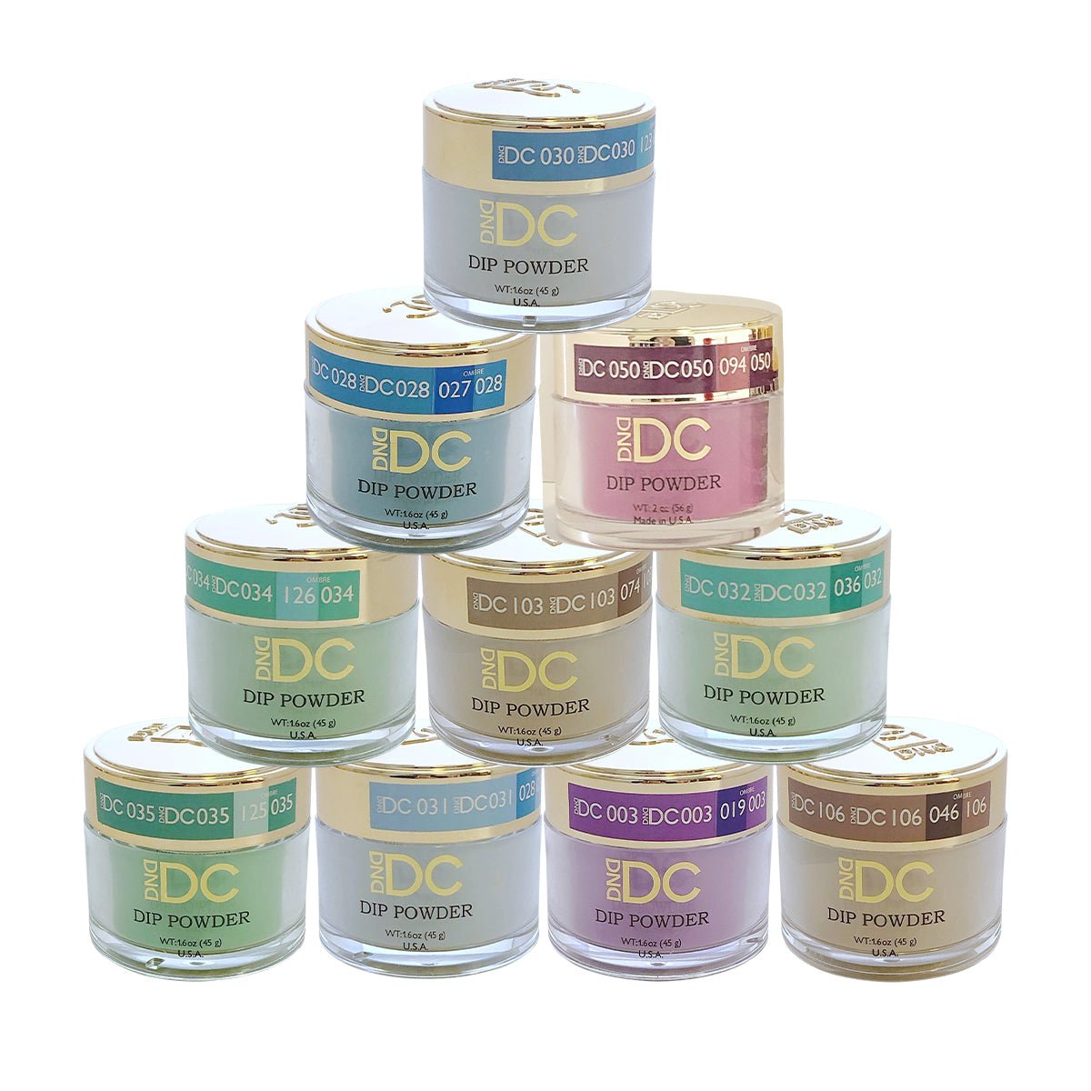 DND DC Acrylic & Dip Powder 250 Colors - DTK Nail Supply