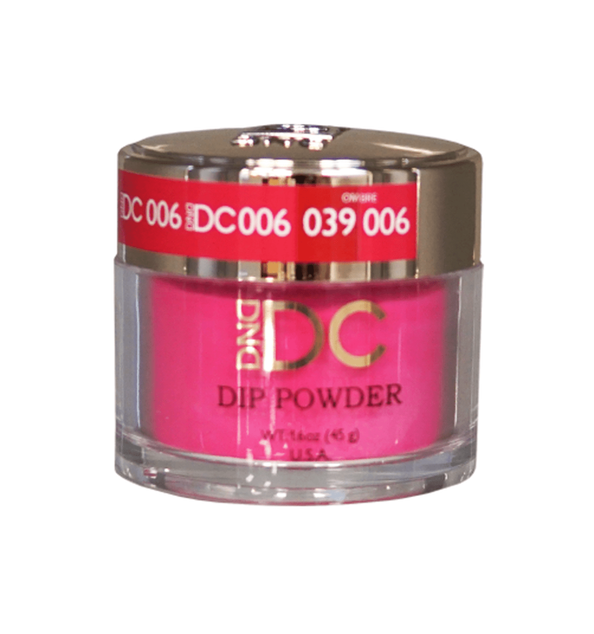 DND DC Acrylic & Dip Powder - DC006 Deep Pink - DTK Nail Supply