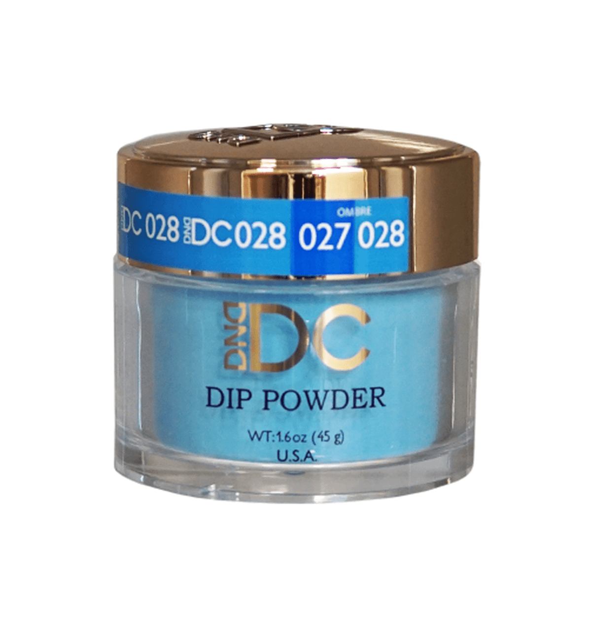 DND DC Acrylic & Dip Powder - DC028 Copen Blue - DTK Nail Supply