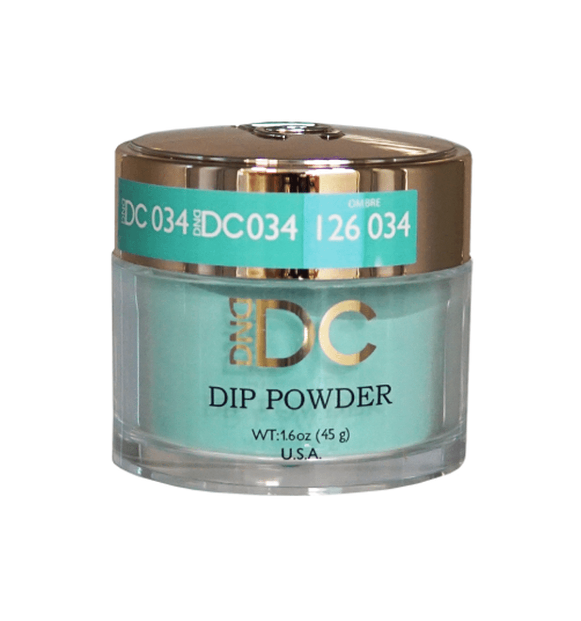 DND DC Acrylic & Dip Powder - DC034 Mint Green - DTK Nail Supply