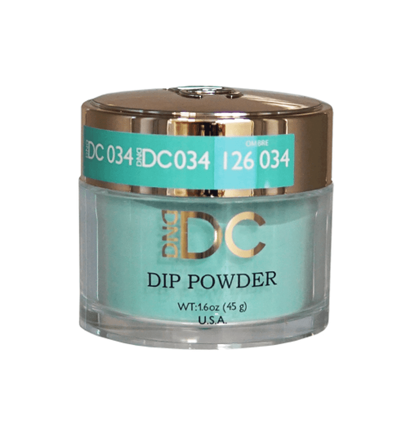 DND DC Acrylic & Dip Powder - DC034 Mint Green - DTK Nail Supply